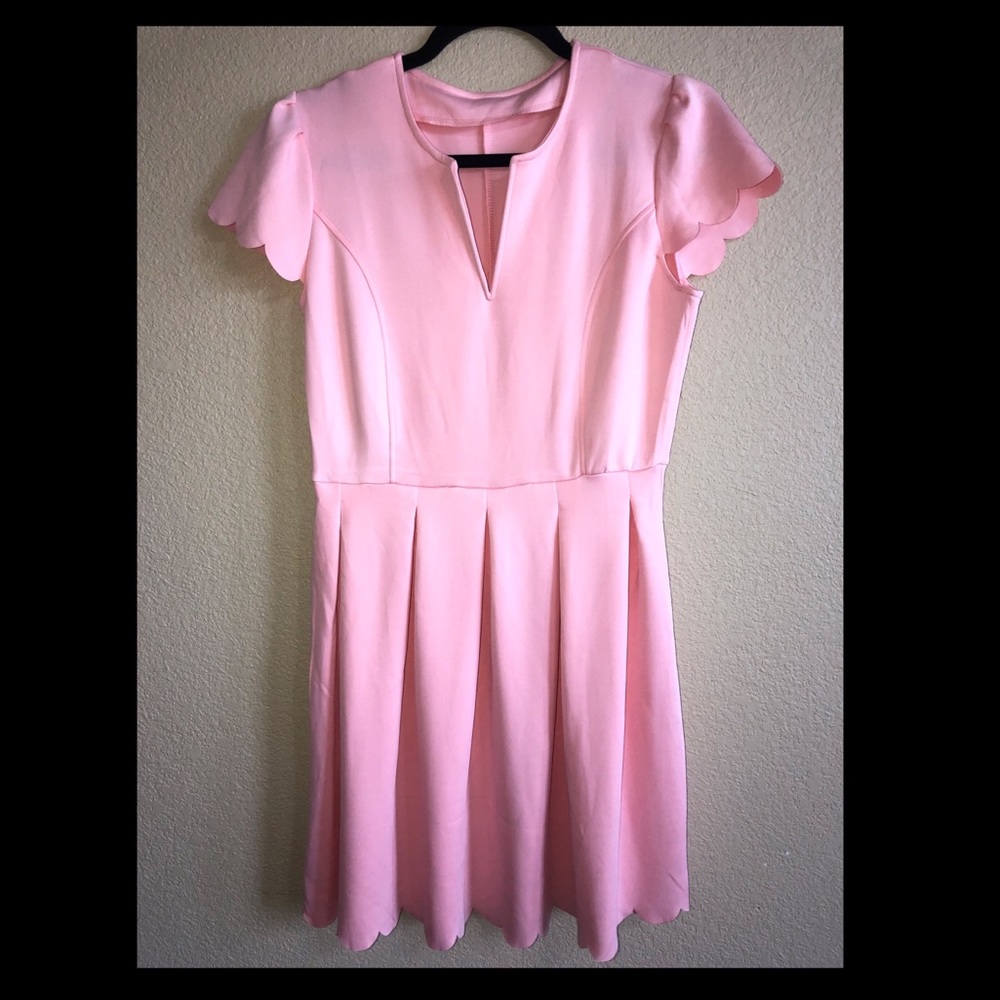 NWOT Scallop Skater Dress